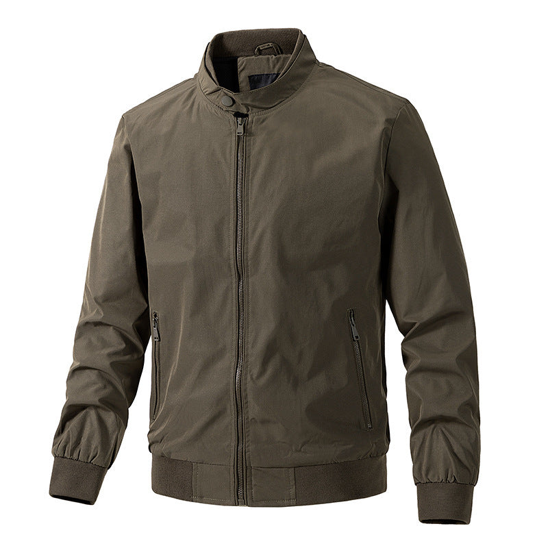 Men's Jacket Thin Plus Size Simple Flight Jacket