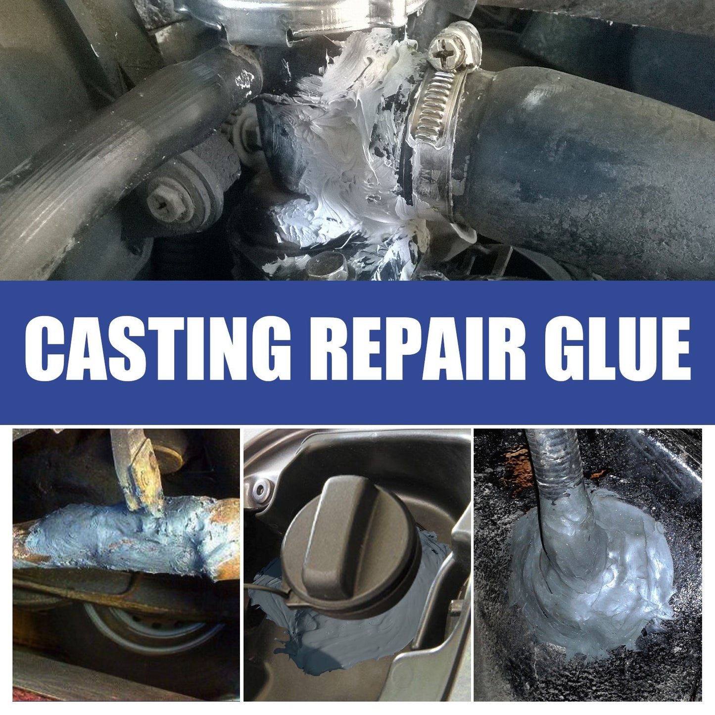AB Casting Glue Metal Repairing Agent Welding Glue Leak Blocking Waterproof Quick-drying