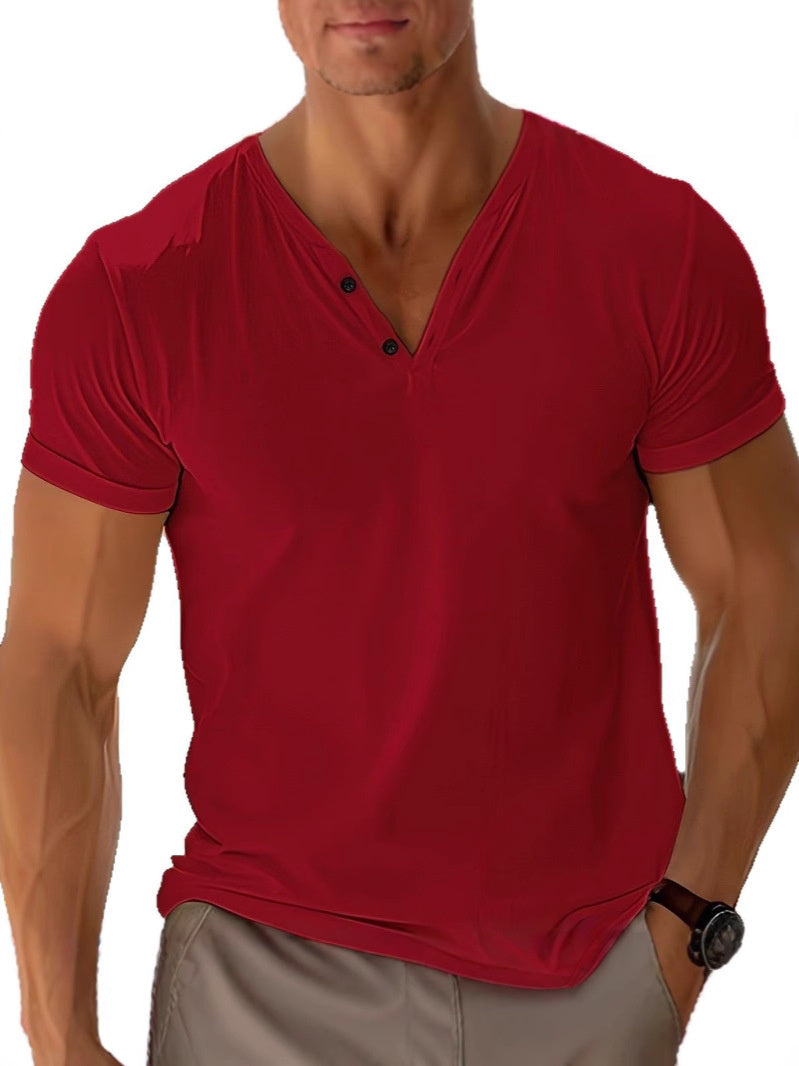 Men's Summer Beach Short Sleeve T-Shirt
