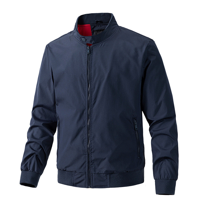 Men's Jacket Thin Plus Size Simple Flight Jacket