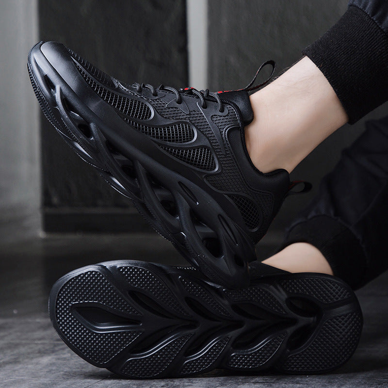 Inner Heightening Men's Shoes Invisible Heightening Breathable Mesh Shoes - Zalixer