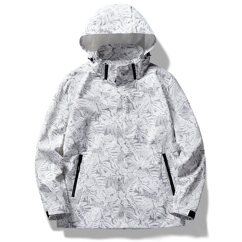 Casual Camouflage Shell Jacket