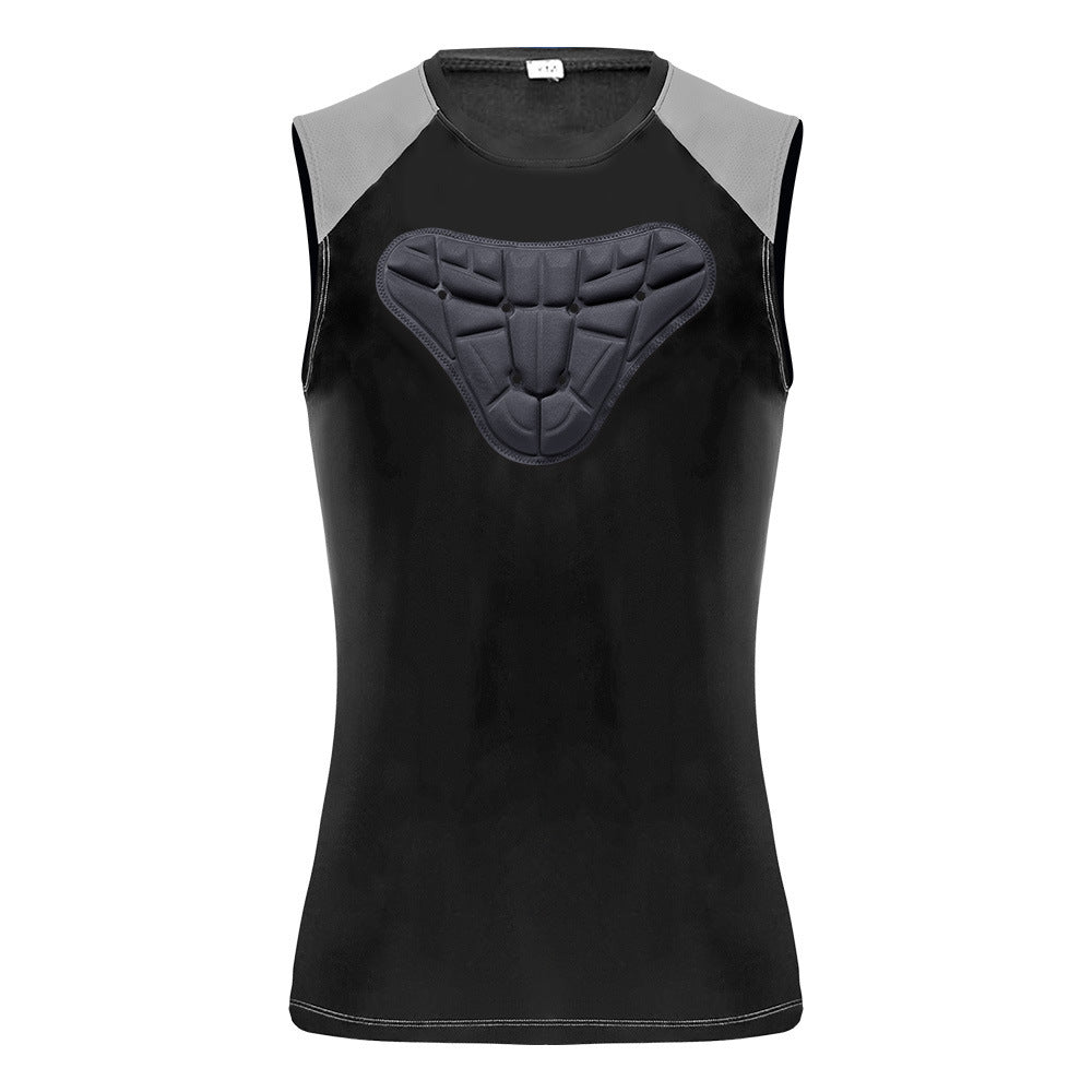 3D Anti-collision Basketball Vest Men's Summer Mesh Breathable Exercise Vest