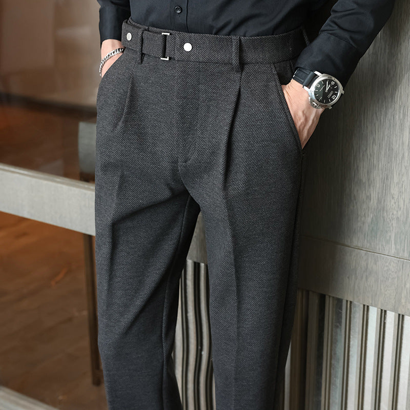Suit Pants New Men's Thickened Casual Suit Pants