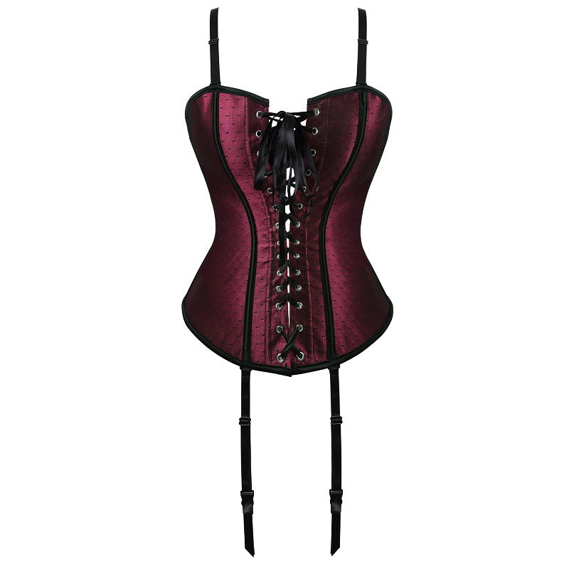 Women's Lace Polka Dot Belly Contraction Body Shaper