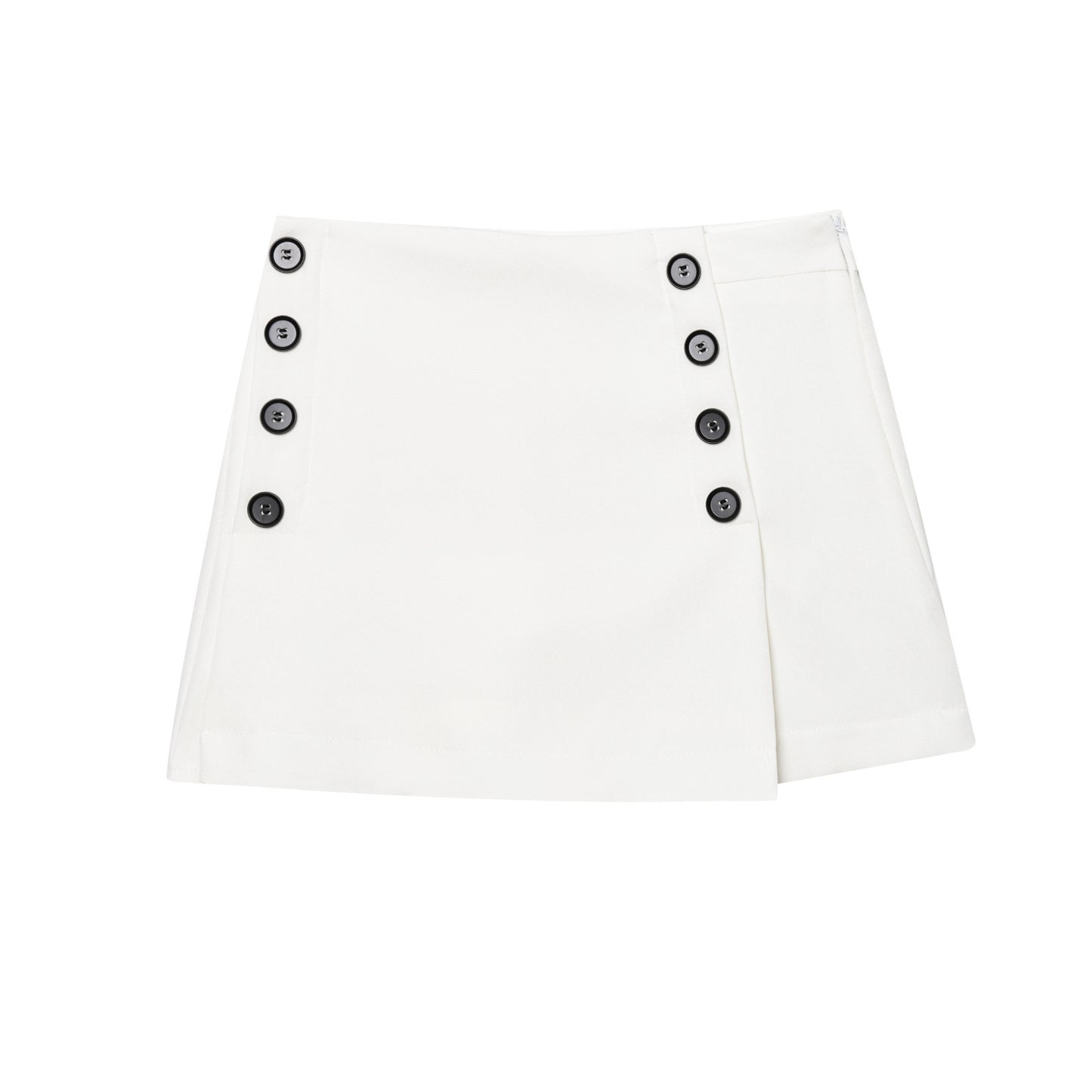 Womens Stylish Casual Versatile High-waisted Skirt Pants - Zalixer
