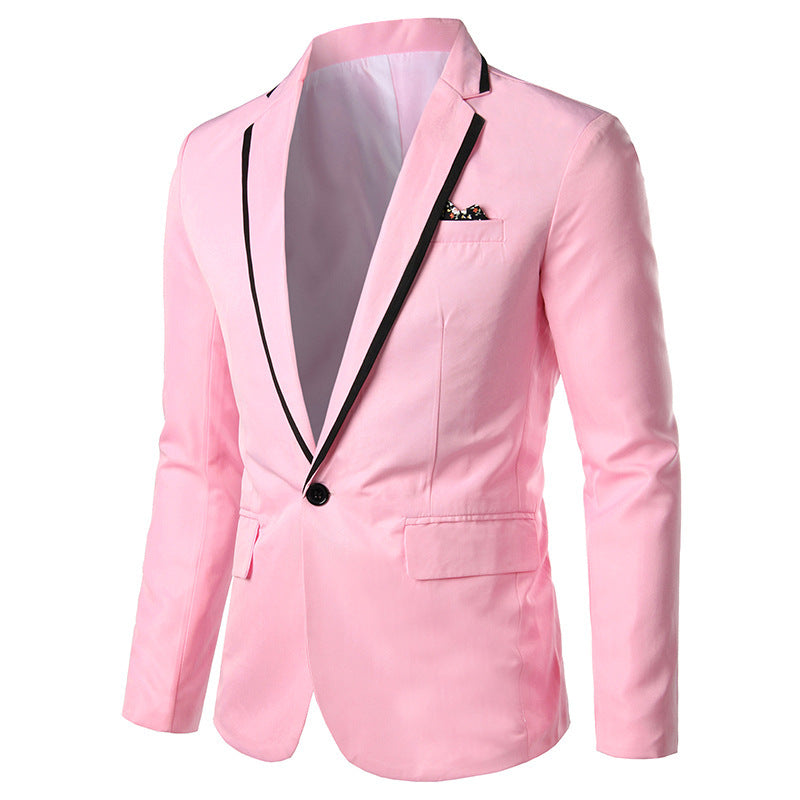 Men's Casual Single Button Suit