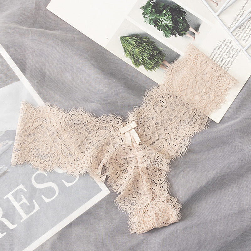Women's French Lace Low Waist Panties - Zalixer