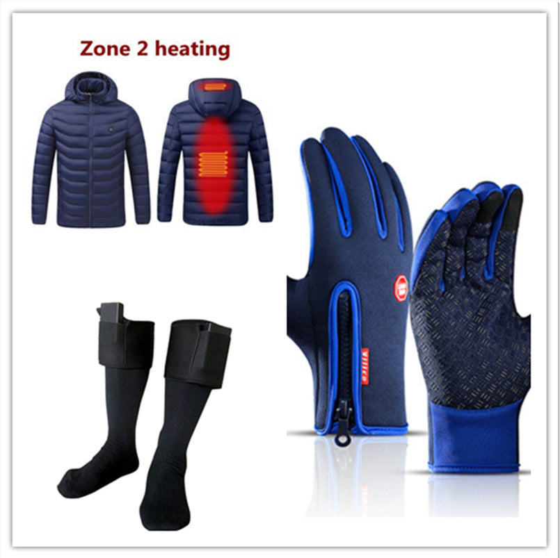 Winter Motorcycle Riding Waterproof Sports Gloves With Fleece