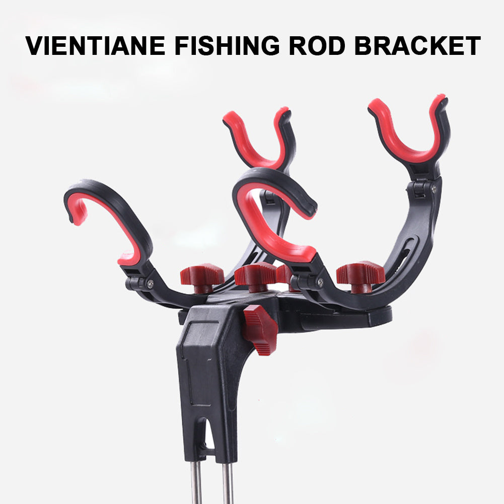 360 Degree Adjustable Fishing Pole Holder Universal Fishing Foldable Bracket Sea Lake Fish Rod Rack Stand Fishing Accessories