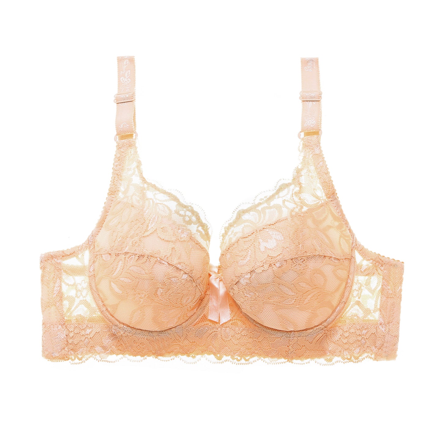 Lace Sexy Plus Size Thin Bra - Zalixer
