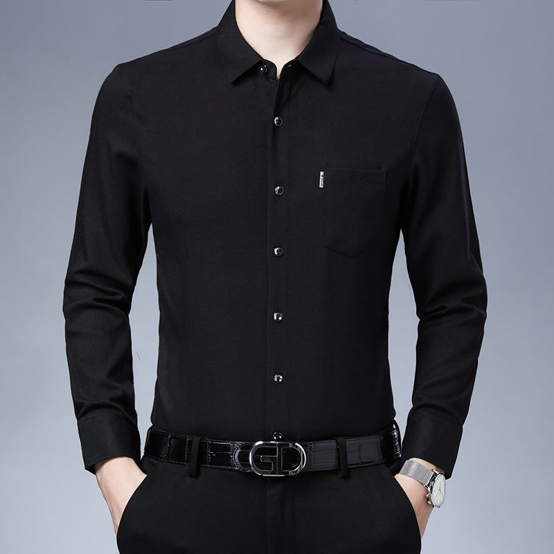 New Men's Linen Like Casual Shirt