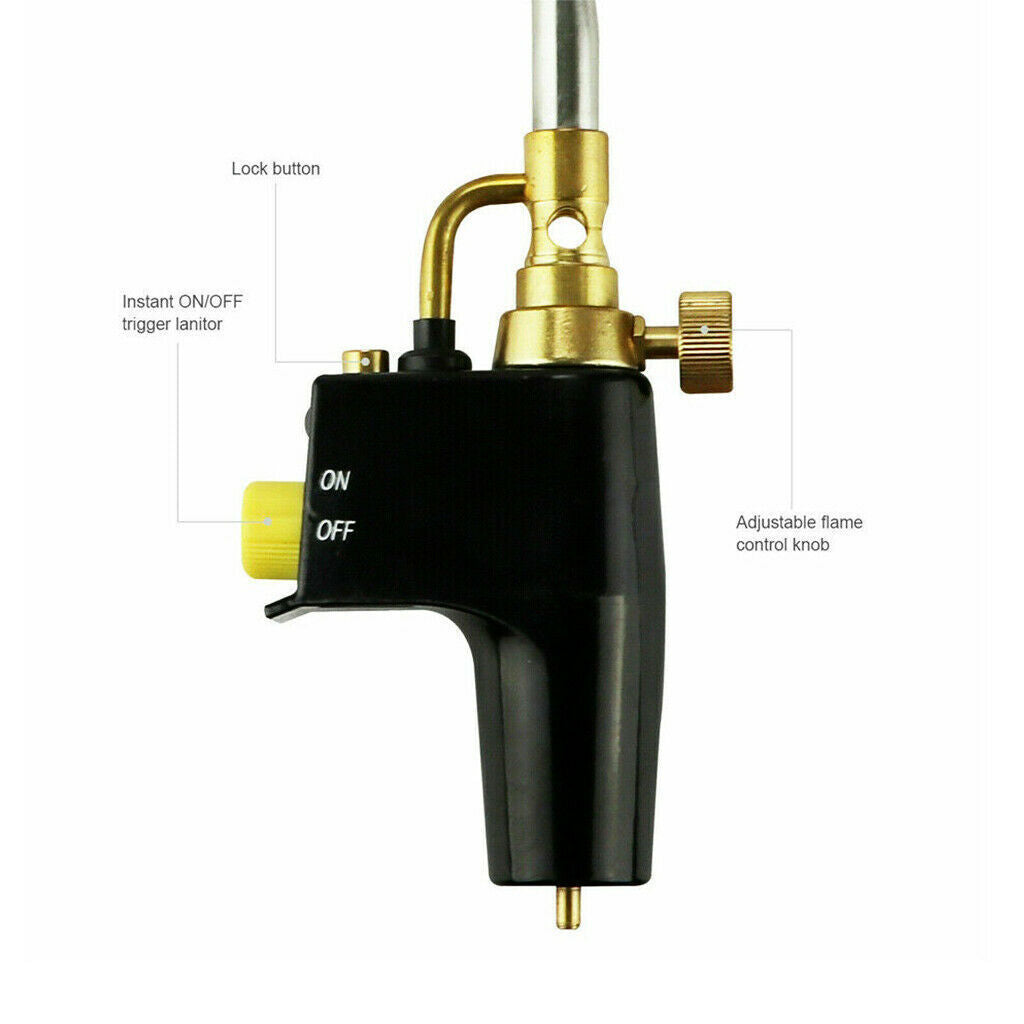 Propane Mapp Gas Blow Torch Welding Soldering Brazing Plumbers Tool 3 Tips GB