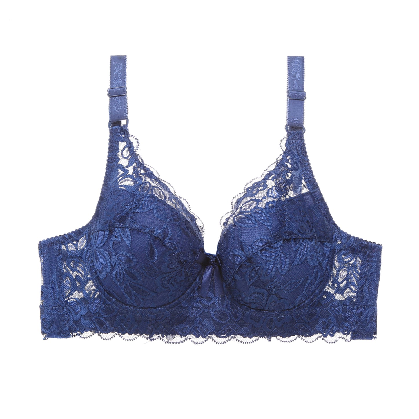 Lace Sexy Plus Size Thin Bra - Zalixer
