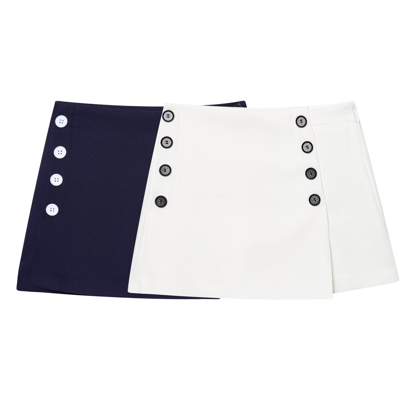 Womens Stylish Casual Versatile High-waisted Skirt Pants - Zalixer