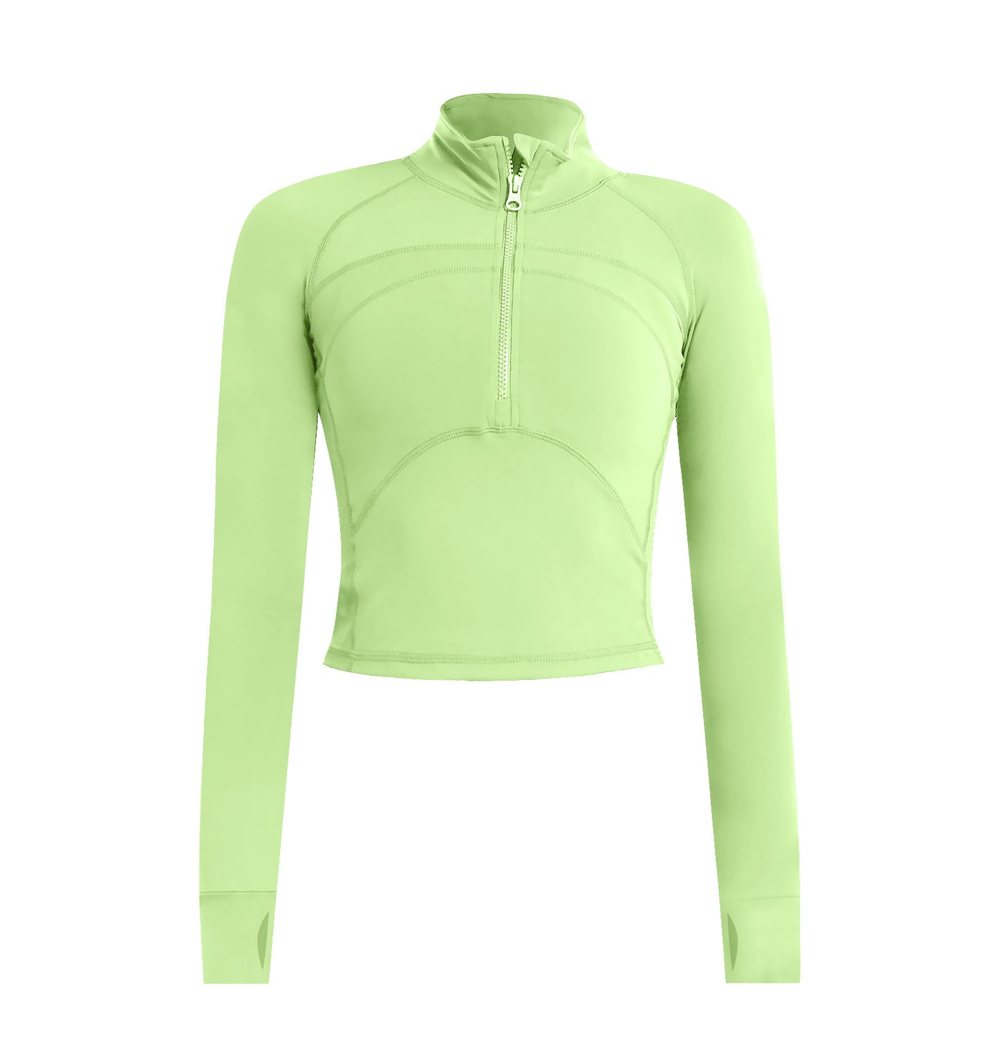 Womens High-Elastic, Quick-Drying Long-Sleeve Yoga OutfitWorkout Top - Zalixer