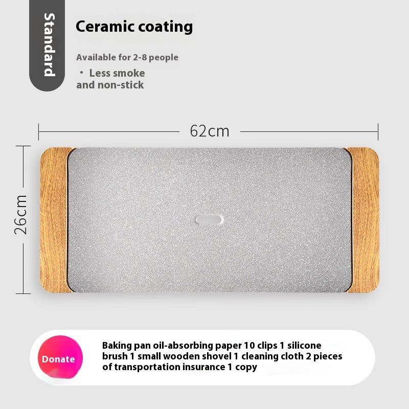 Electric Barbecue Grill Household Iron Plate Barbecue Grill Electric Baking Pan