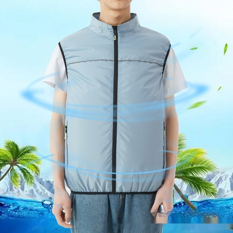 Summer Cooling Jacket Outdoor Cooling Fan Vest - Zalixer