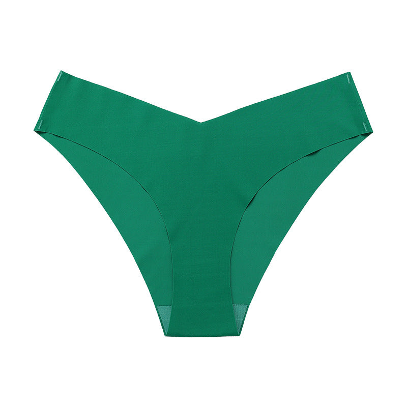 Seamless Ice Silk Underwear Women's Cotton Crotch Breathable Underwear - Zalixer