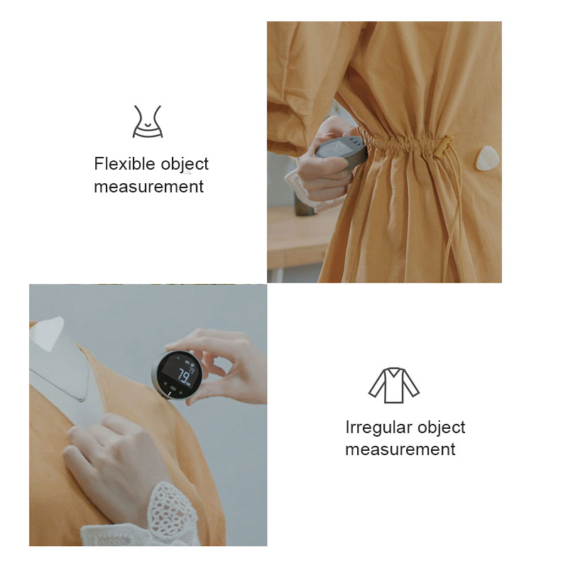 Distance Measuring Instrument Electronic Measuring Ruler Tape Measure High Definition Digital LCD High Precision Electronic Measuring Ruler Tool - Zalixer