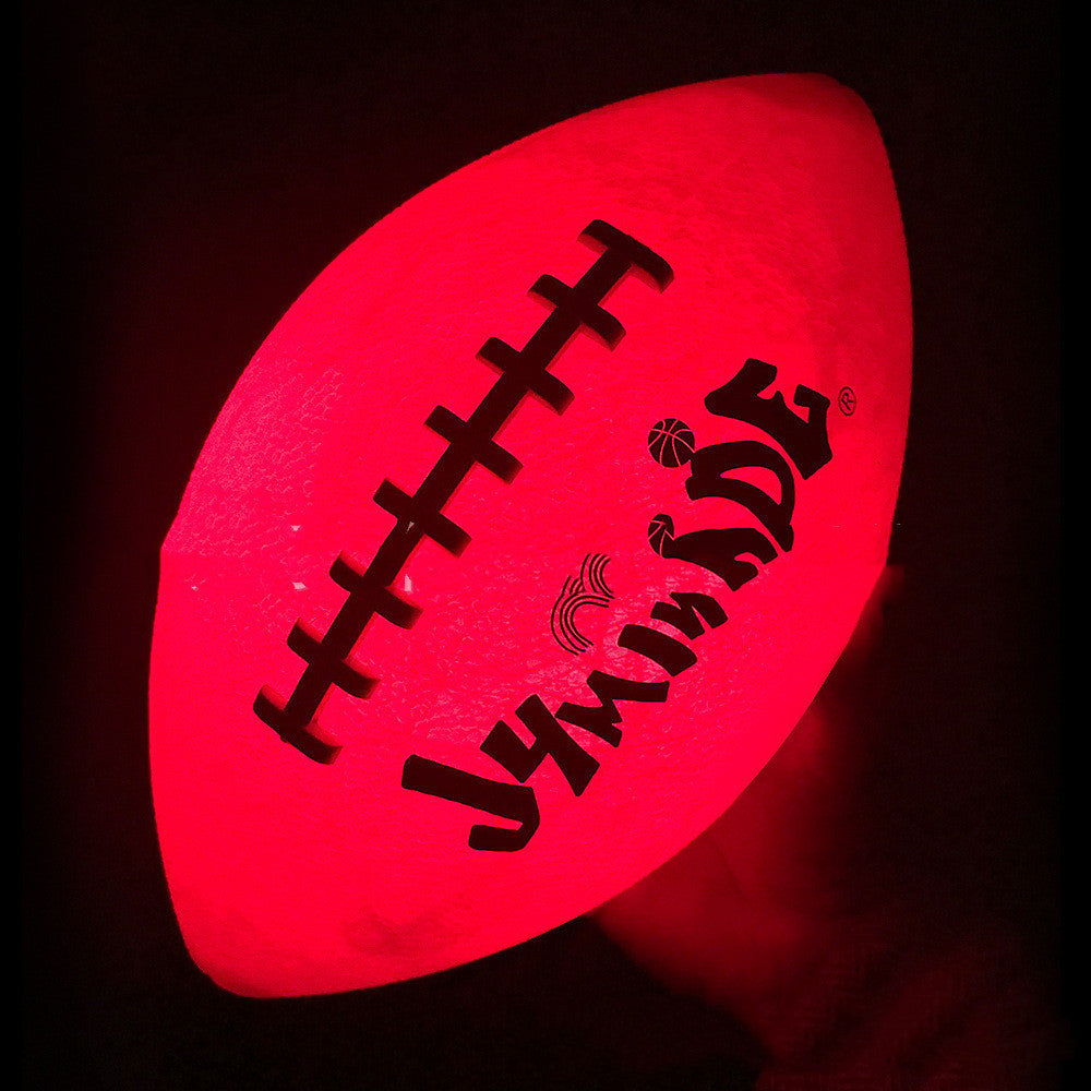 LED glow rubber football American football