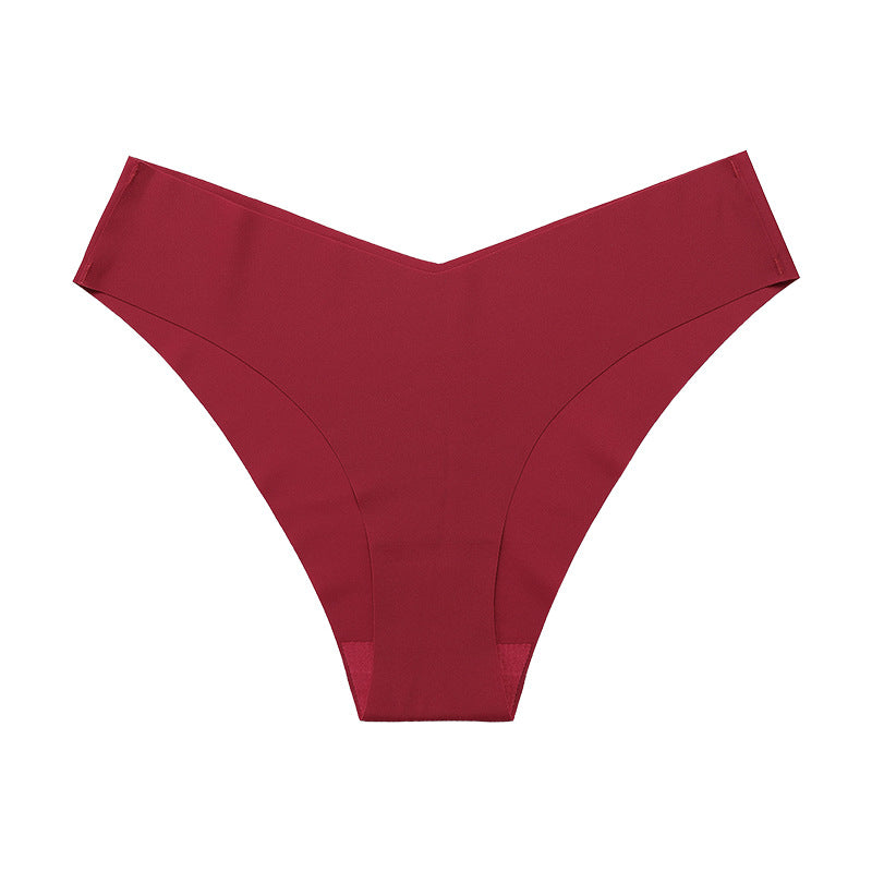 Seamless Ice Silk Underwear Women's Cotton Crotch Breathable Underwear - Zalixer