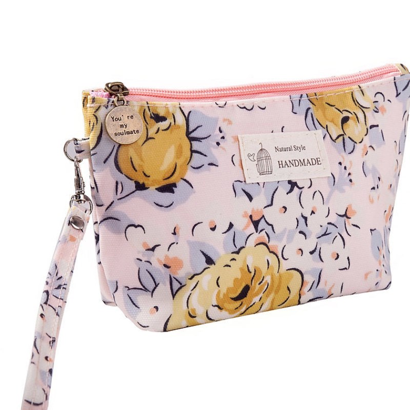 Monogram tarpaulin printed make-up bag - Zalixer