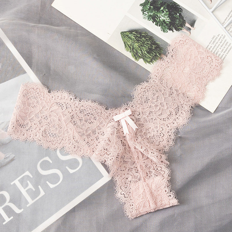 Women's French Lace Low Waist Panties - Zalixer