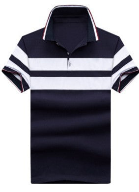 Summer Striped Men's Polos