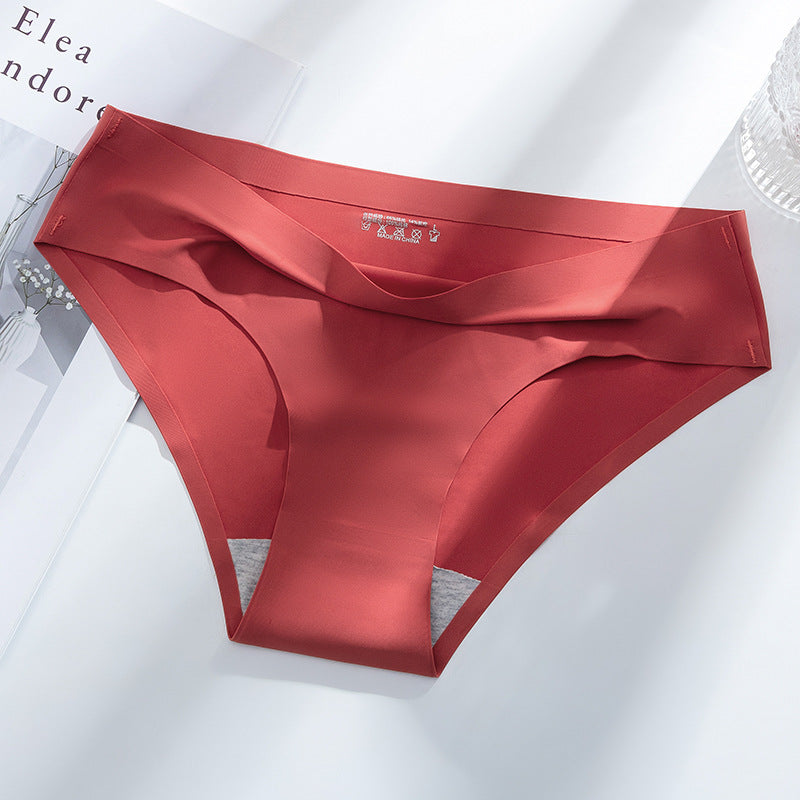 Ice Silk Underwear Women's Seamless One-piece Comfortable Underwear - Zalixer