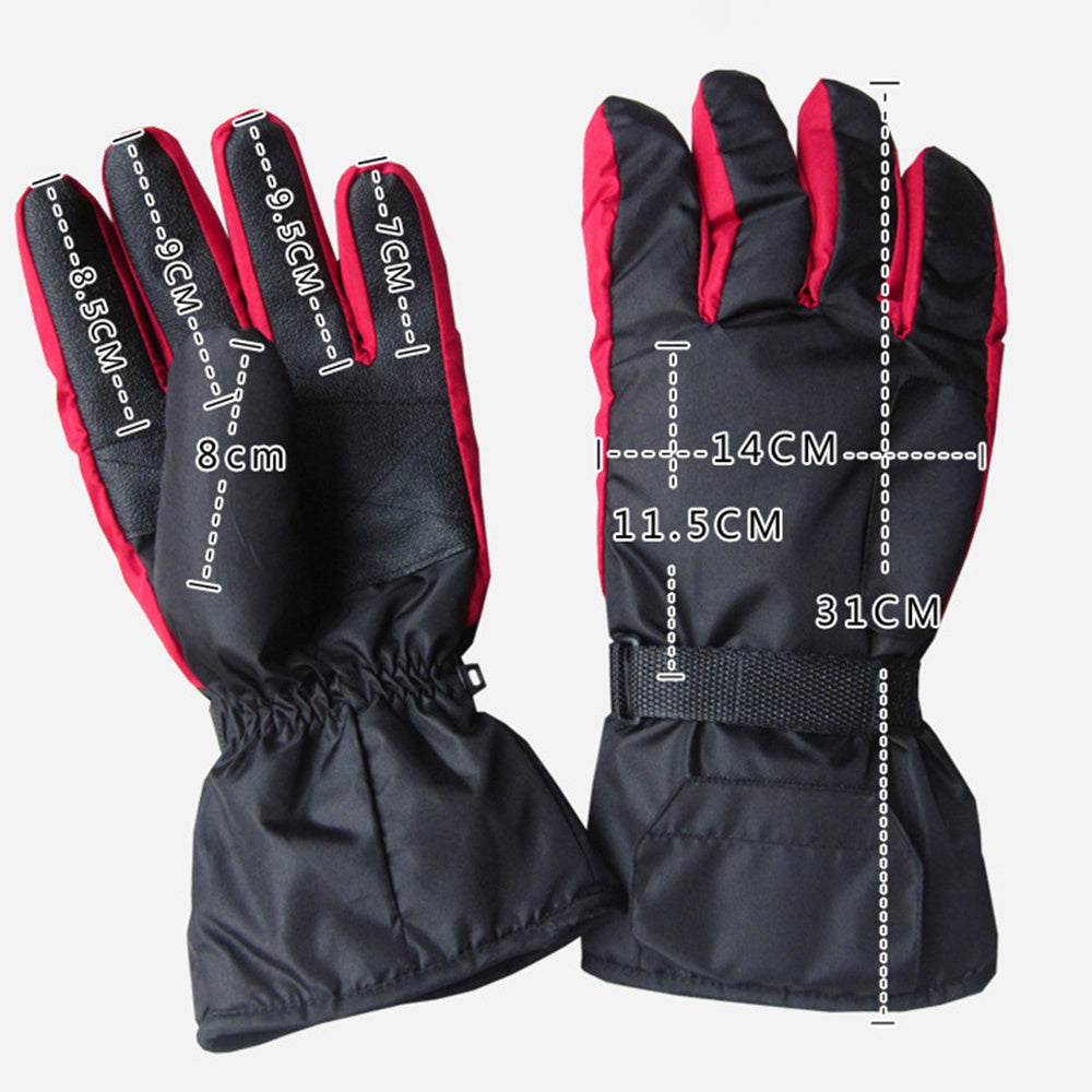 Cycling Gloves Five-finger Back Thermoelectric Gloves