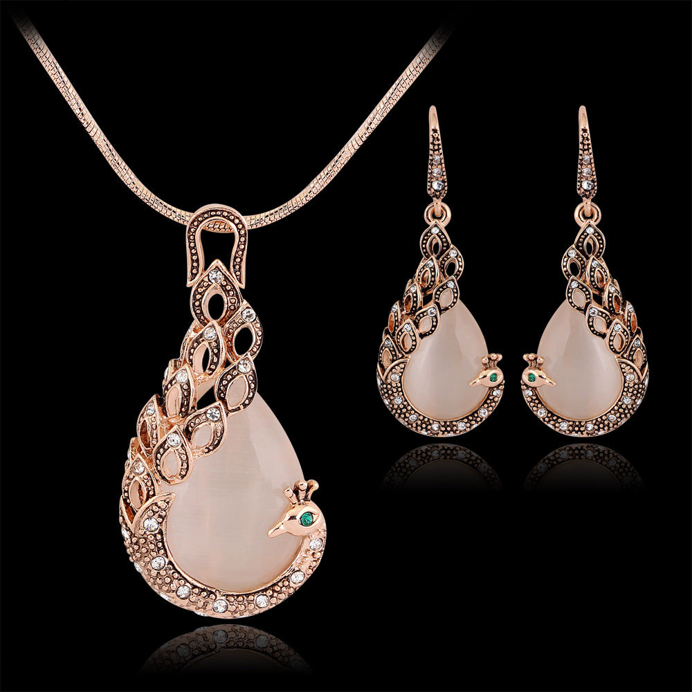 Peacock Jewelry Set - Zalixer