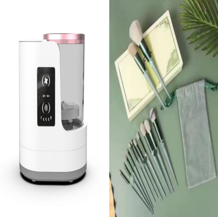 Electric Makeup Brush Cleaner Rechargeable Makeup Brushes Cleaning Tool Automatic Makeup Brush Cleaning Stand Device - Zalixer