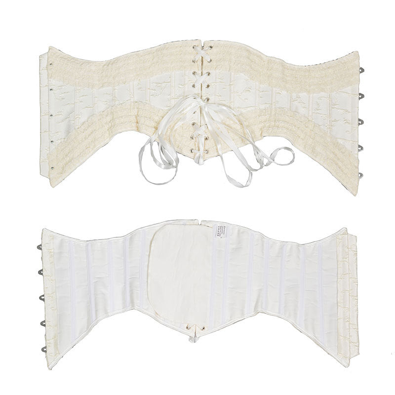 30cm Long 5-button Fishbone Lolita Lace Waist Seal - Zalixer