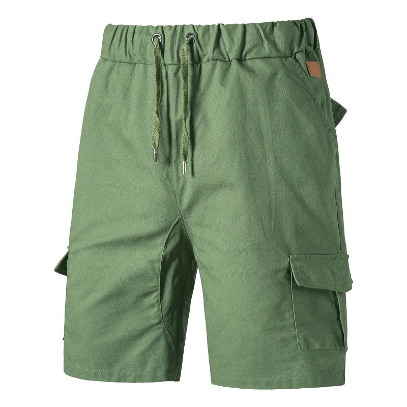 Casual tooling multi-pocket casual men's shorts - Zalixer