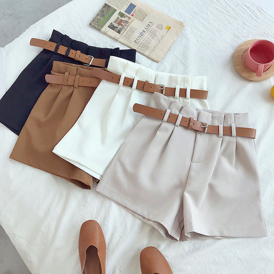 Casual wide-leg suit shorts - Zalixer