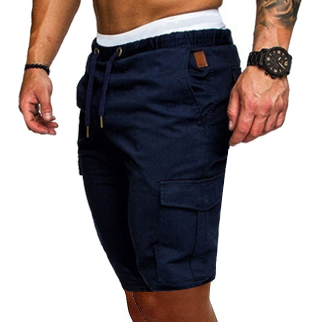 Casual tooling multi-pocket casual men's shorts - Zalixer