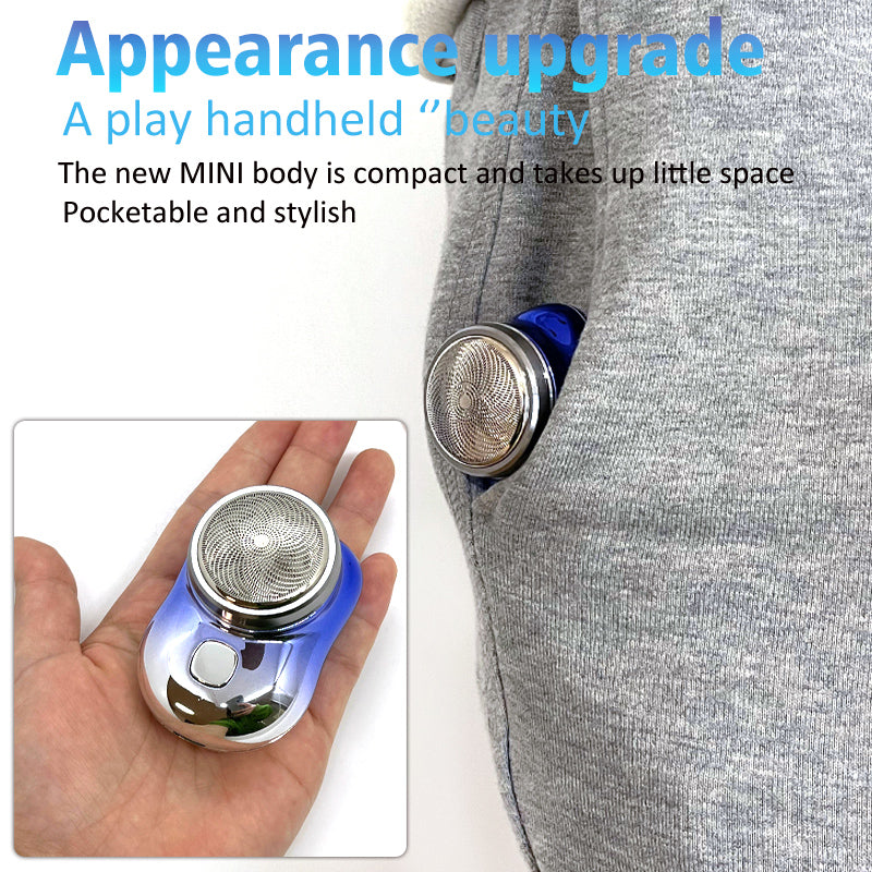 Mini Portable Face Cordless Shavers Rechargeable USB Electric Shaver Wet & Dry Painless Small Size Machine Shaving For Men - Zalixer