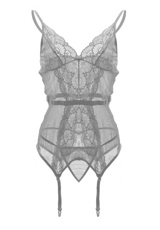 Suspender Underwear Lace Perspective Temptation Underwear With Garter Buckle - Zalixer
