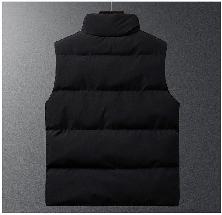 Down Cotton Vest Men's Autumn Ad Winter Thickening Leisure