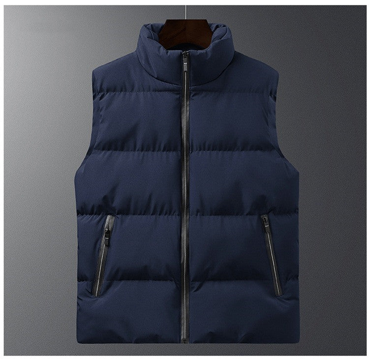 Down Cotton Vest Men's Autumn Ad Winter Thickening Leisure