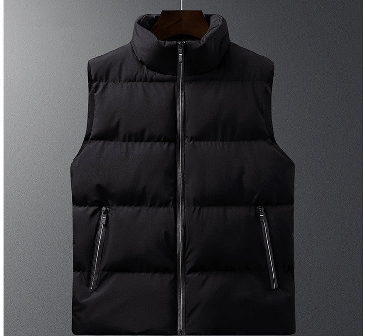 Down Cotton Vest Men's Autumn Ad Winter Thickening Leisure