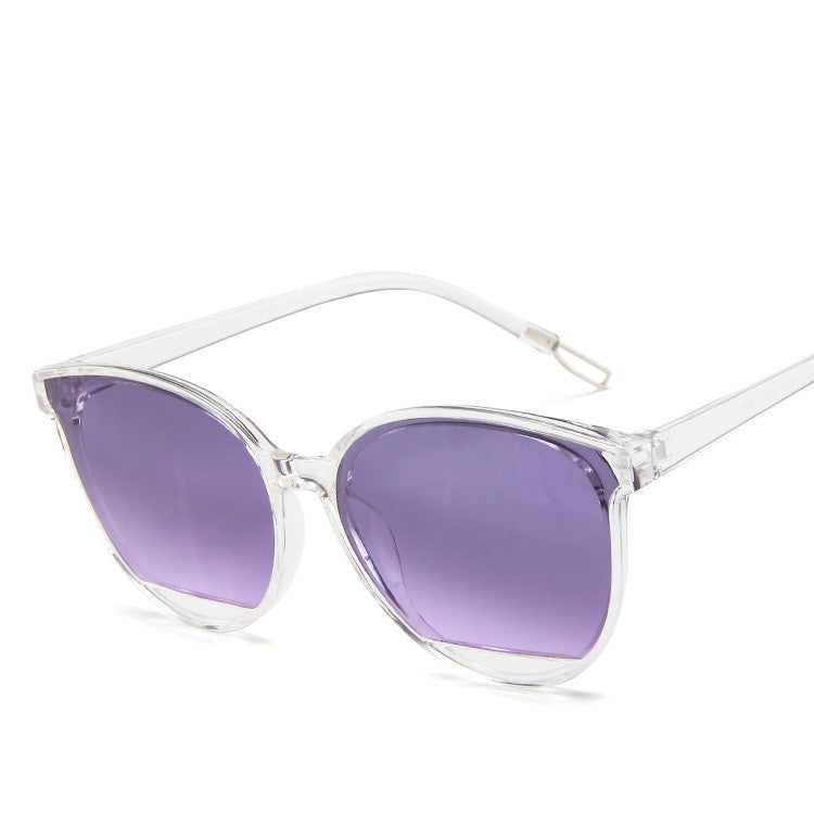 Sunglasses Ladies Round Frame Sunglasses Personalized Sunglasses - Zalixer