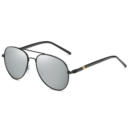 Polarized Sunglasses Men's Metal Sunglasses Color Film Sunglasses - Zalixer