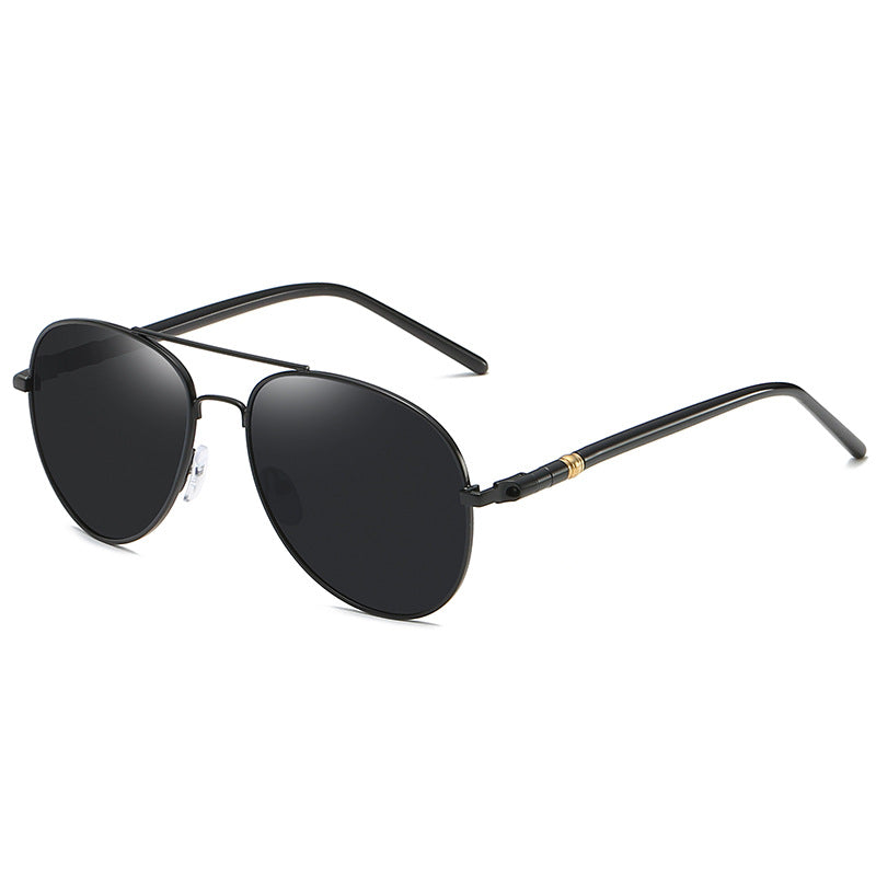 Polarized Sunglasses Men's Metal Sunglasses Color Film Sunglasses - Zalixer