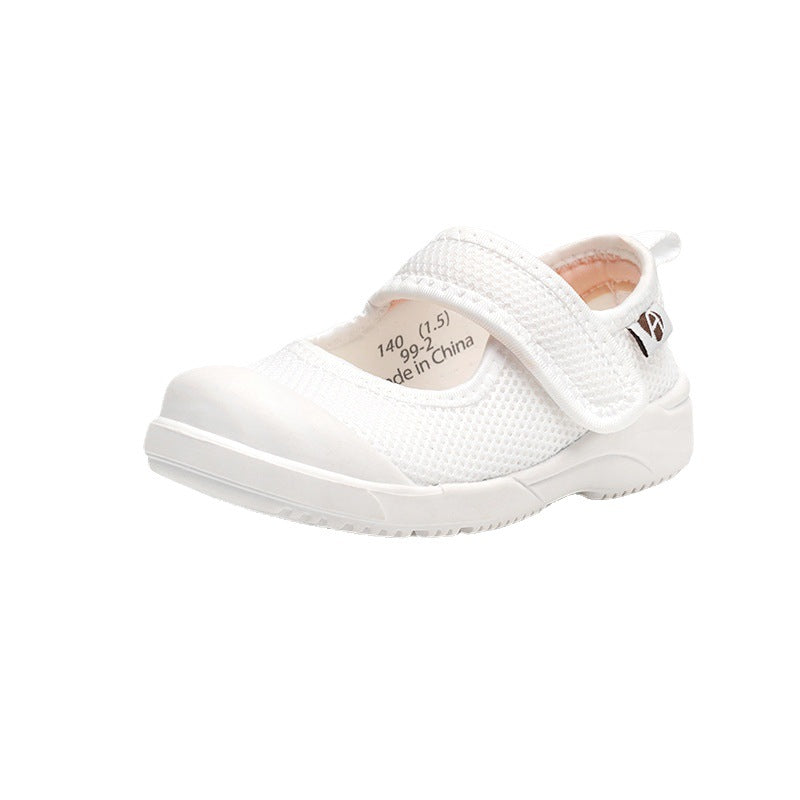 Children's Shoes Children's Cloth Shoes White Shoes Baby Shoes - Zalixer