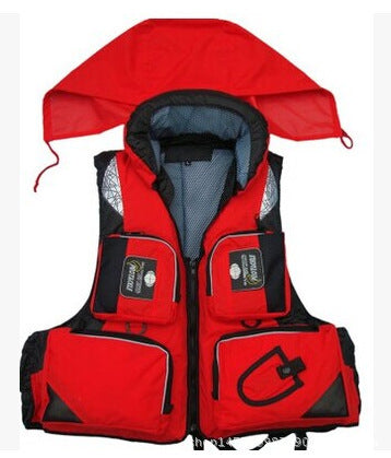 Outdoor Men Hunting Fishing Shooting Angling Detachable Llining Sleeveless Jacket Waistcoat Adult Drifting Water Sport Life Vest - Zalixer