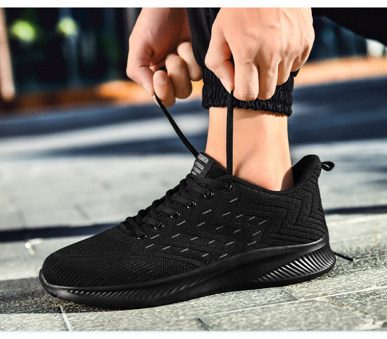 Sports Flying Woven Cold Sticky Ultralight Casual Running Shoes - Zalixer