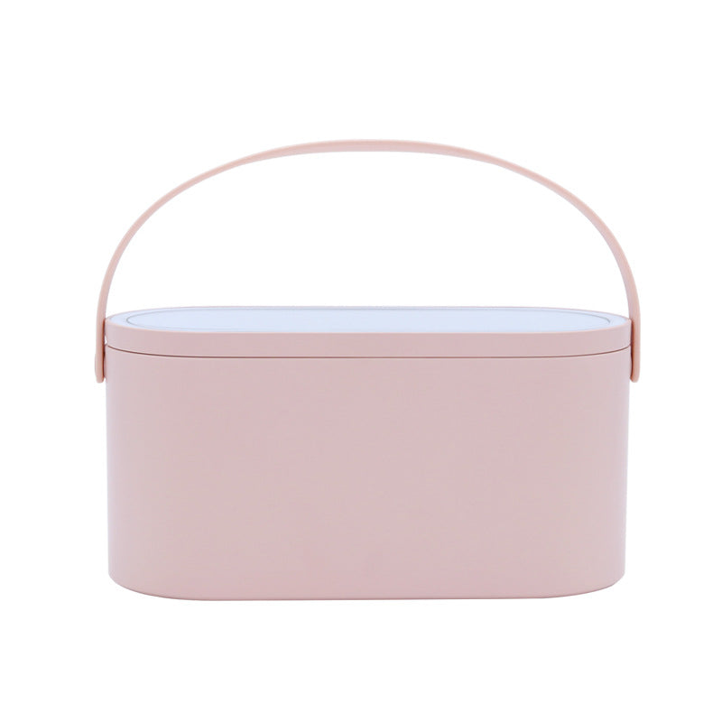 Creative Mini Muid Portable Make-Up Box Led Rechargeable Make-Up Mirror Night Light Travel Make-Up Desktop Make-Up Mirror - Zalixer
