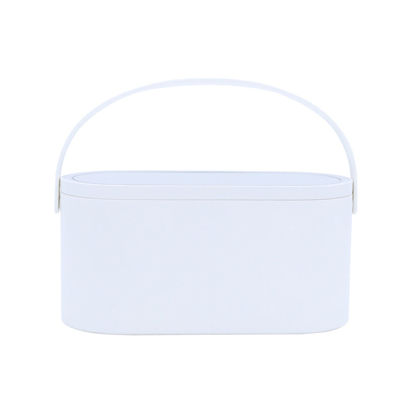 Creative Mini Muid Portable Make-Up Box Led Rechargeable Make-Up Mirror Night Light Travel Make-Up Desktop Make-Up Mirror - Zalixer
